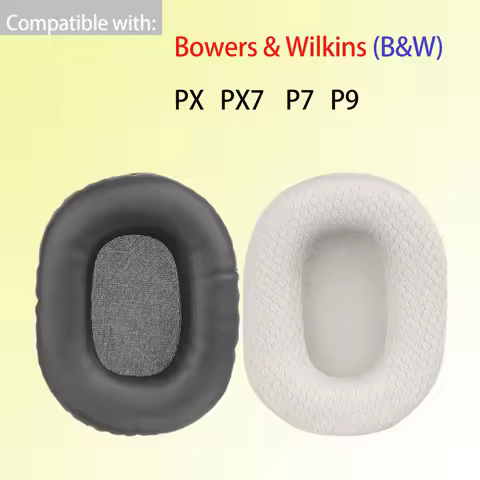 B & W Earpads for Bowers & Wilkins PX / PX7 Headphones P7 / P9 Ear Cushions Replacement Soft Square 