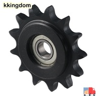 KKINGDOM Convex Idler Gear, 13 Tooth C45 Carbon Steel Chain Idler Sprocket, with Insert 10mm Bore 1/