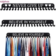 JYROS Medal Display Rack, Sturdy Wall Mounted Award Hanger Holder, Organizer Iron Black Large Capaci