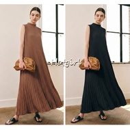 【READY STOCK AT Johor】⭐Muslim Gaun Dalaman Tanpa Lengan Berlipat Tanpa Seterika Leher  Tertutup loos