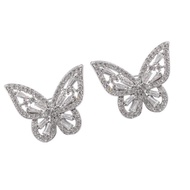【MT】 Crystal Rhinestones Clip-on Earbuds Jewelry Attachment Ergonomic for FreeClip