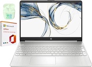 HP Laptop, 15.6 inch Business &amp; Student Laptop Computer, Windows 11 Home Laptop with Microsoft Office Lifetime License, Intel Core i5-1135G7 Processor, 36GB RAM 1TB SSD, Plusera Earphone, Silver