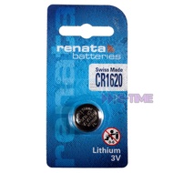 100% RENATA ORIGINAL BATTERY CR1620 (SWISS MADE) LITHIUM CR1620 3V COIN CELL BATTERY