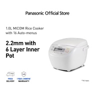 Panasonic SR-CN108WSH Fuzzy Logic Rice Cooker (1.0L)