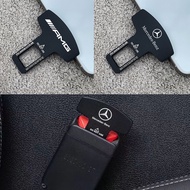 1/2Pcs Benz Car seat belt alarm clip buckle plug cover Car Safety Seat Belt Buckle Clip Metal Hard Plug Alarm Stopper Eliminate Sound for for Mercedes Benz AMG W212 W204 W213 W205 W211 A180 A200 B180 C180 E200 CLA180 GLB200 GLC300 S CLS GLA GLE Class
