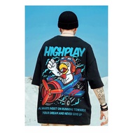 T-SHIRT HIGHPLAY SIZEBIG JUMBO T-SHIRT OVERSIZE DISTRO T-SHIRT MEN'S T-SHIRT ALL SIZE SML XL 2XL 3XL