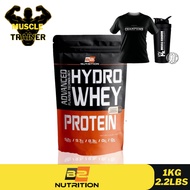 BS Nutrition Hydro Whey 1kg Protein Muscle Recovery Naik Otot52g Protein/ 9.7 Bcaa