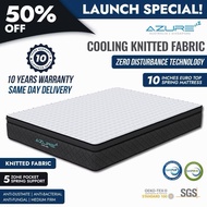 Azure™ Cooling Gel Mattress | Pocketed Springs | 10 Inch Quality Euro Top | Single, SS, Queen, King 