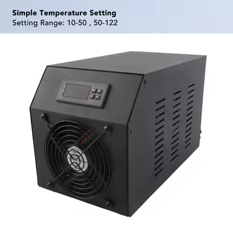 1/4HP Aquarium Water Cooling System with Pump and Hose 16 Gal 60L Water Cooling System for Coral Fis