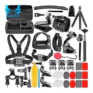 50 in 1 Action Camera Accessory Kit Waterproof Case Tripod for GoPro Hero9 8 Max Insta360 Action Osmo Sport Accessories