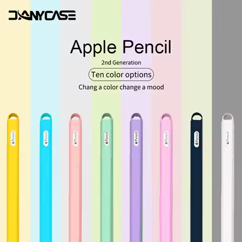 iPad Apples Pencil 2 Gen Soft Silicone Case Apple Pencil Case Pencil Leather iPad Touch Screen Pen C