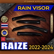 TOYOTA RAIZE 2022-2024 RAIN VISOR