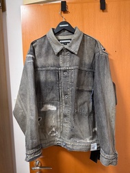 Size XL Neighborhood Savage Denim Type-1 Jacket Back SS24 (Neighborhood 黑色牛仔褸)
