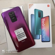 XIAOMI REDMI NOTE 9 4/64 BEKAS MULUS LENGKAP ORIGINAL