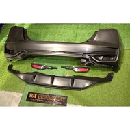 1 honda jazz gk fl rs bumper belakang pp siap diffuser fit untuk jazz gk replace upgrade performance