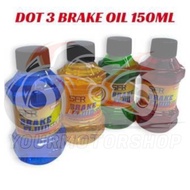 DOT 3 Brake Fluid Oil Brake Fluid 150ML SFR Brake Oil 150ml 150 ML SFR DOT 3 BRAKE OIL