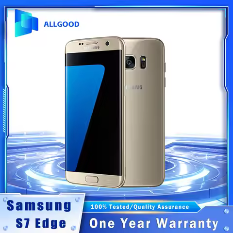 Samsung Galaxy S7 Edge G935F 4G Mobile Phone 5.5 Inch 4GB 32GB 12MP Dual Pixel Camera Fingerprint Oc