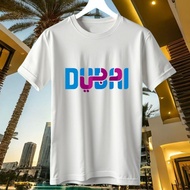 COD春夏热销Ready Stock Baju Dubai Ajman Souvenir Gift Unisex 100% Cotton Trendy Casual Versatile Cool Ro