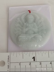 翡翠A玉，兩寸千手觀音，圓滑好水頭。