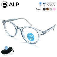 [โค้ดส่วนลดสูงสุด 100] ALP EMI Computer Glasses แว่นคอมพิวเตอร์ กรองแสงสีฟ้า Blue Light Block กันรังสี UV UVA UVB กรอบแว่นตา แว่นสายตา แว่นเลนส์ใส Square Style รุ่น ALP-BB0026
