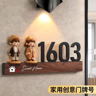 Acrylic House Number Box House Number Custom Room Number Plate Hotel Door Sticker Number Rental Room