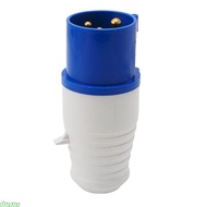 dusur 16 Amp 3 Pin Industrial Plug 220-250V Weatherproof IP44 2P+E 3Phase 16A