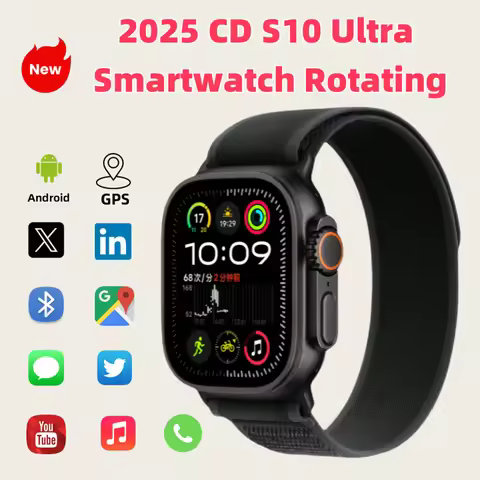 "2025 New 5G All Network DW88 Smart Watch Android Operating S10 System GPS Map Google Play Passomete