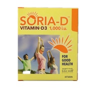 LIVE-WELL SORIA-D VITAMIN D3 1000IU (EXP: 01/2024)