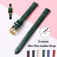 8/10/12/14/16/18/20mm Slim Genuine Leather Strap for Lola Rose Wristband Classic Calfskin Watch Band