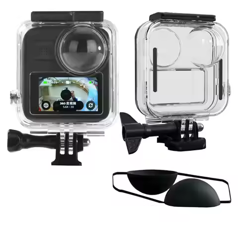 For GoPro Max Waterproof Housings Shell Protective Cover Box For Go Pro 360 Panoramic Camera Dive Ca