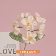 Handmade Rose Tulip Myosotis Little Daisy Artificial Flower Mothers Day Bouquet Crochet bouquet Ho