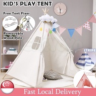 【SG STOCK】Kids Tent Children Tent Playhouse Baby Play Tents 135cm Girls Indoor Play House Small House Play Tent