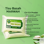 MARWAH TISU BASAH MESRA IHRAM TANPA ALKOHOL DAN WANGIAN UNTUK HAJI DAN UMRAH