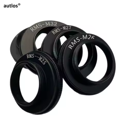 RMS to M25 M26 M27 M32 Microscope Objective Lenses Adapter Ring for Nikon Leica Zeiss Mitutoyo Micro