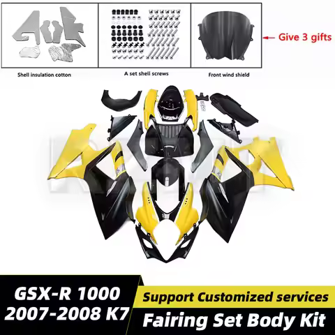 Motorcycle Fairing Set Body Kit ABS Plastic For Suzuki GSX-R 1000 2007-08 K7 Accessories Injection B