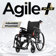 Soma AGILE Plus - Hyper Functional DAF Adjustable Wheelchair (Max User Weight: 115KG)