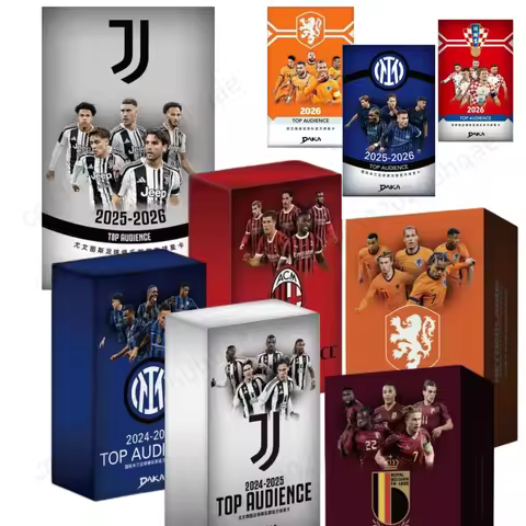 New 2025-2026 DAKA Juventus Football Club TOP AUDENCE Series Trading Cards Zinedine Zidane Roberto B