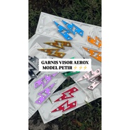 NEW AEROX AND AEROX OLD LIGHTNING MODEL VISOR GARNISH ️ ️ ️ Aerox Accessories Aerox 155 Accessories