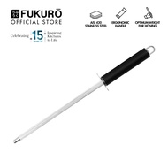 Fukuro Premium Knife Sharpener 7.5" With Honing Steel ,Knife Sharpener Tool Easy And Safe