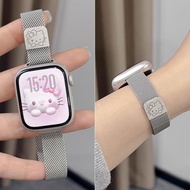 Suitable for Apple Watch Strap Apple Watch1-11 Generation/Ultra3/SE3 Milanese KT Cat Watch Strap2026