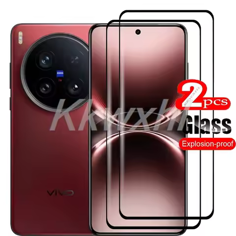 2PCS 3D Curved Full Glue FOR Vivo X200 Ultra Tempered Glass Cover ON VivoX200 Pro X200Pro X200Ultra 