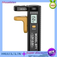hhuueDigital Battery Tester LCD Display AA/AAA/C/D/9V/1.5V Button Cell Battery Capacity Check Detect