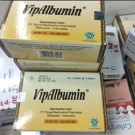 [ COD ] vip albumin kapsul isi 3 strip MURAH