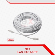 NYK Cat 6 RJ45 UTP LAN Cable - 25 Meters