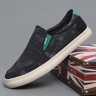 Men Shoes Men's Shoes Canvas Shoes Lightweight Color-Blocking Shoes Slip-On Slip-On Slip-On Slip-