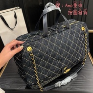 Denim Bag, Airport Bag, Diamond Bag, Handbag, Genuine Leather