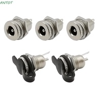 ANTOT DC Power Female Socket Jack, DC-099 Metal DC Jack Adapter, DC Power Jack Socket 5.5 x 2.1mm Hi