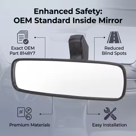 Interior Rear View Mirror Car Inside Mirror 8148Y7 Enhance Driving Safety Wide Angle Viewing for C3 