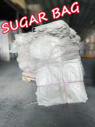 [1 PC] PP Woven Gunny Bag(50kg) Guni Gula Sampah Kosong Terpakai Besar USED Big Recycle Sugar Bag 糖袋