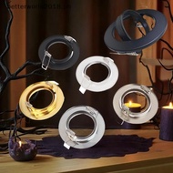 [bte] 1 Set Round Fixture Adjustable Downlight Led Holders Cutout For Bulb Holder Recessed LED Spot 